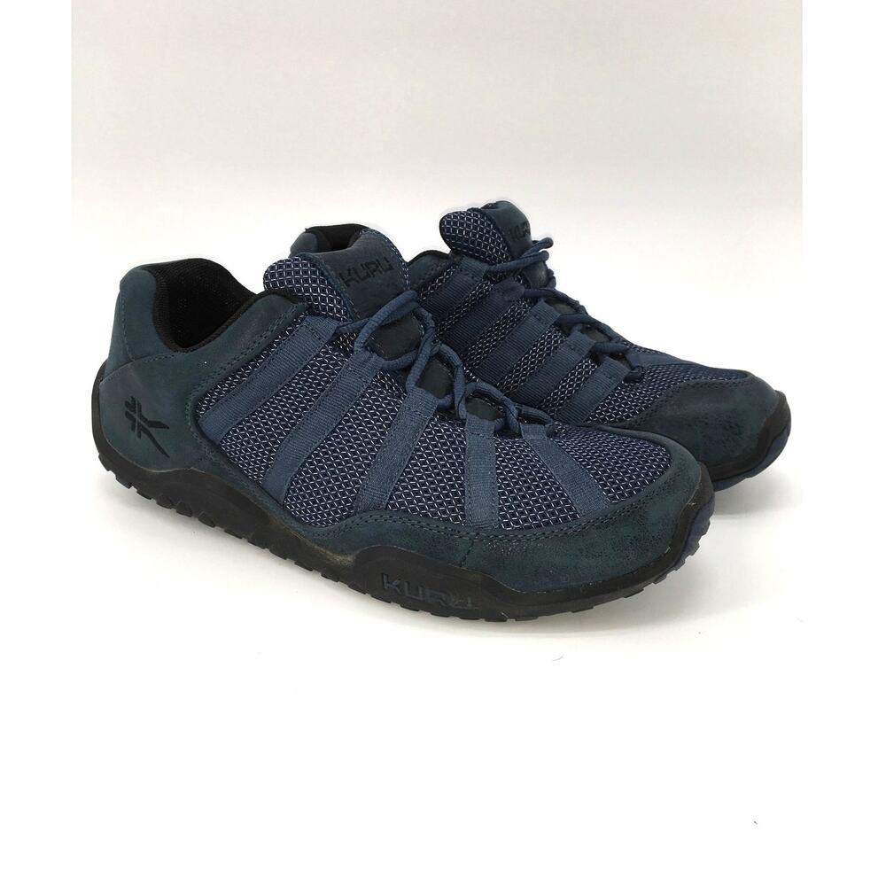 KURU Chicane Sneaker Womens 9.5 Wide Navy Blue Hiking Shoe Walking Trail Outdoor